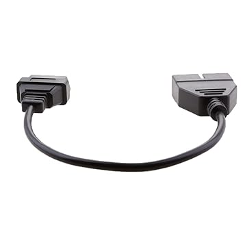 VMS INDIA 12 Pin OBD1 To 16 Pin OBD2 Connector Adapter Cable For GM Chevrolet GMC