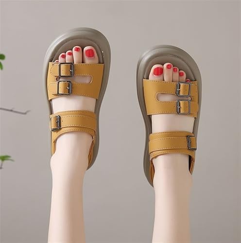 Women's Flat Footbed Open Toe Slide Sandals3