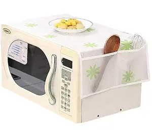 KEVAL FASHION Dustproof Microwave Oven Cover with 2 Pockets Waterproof