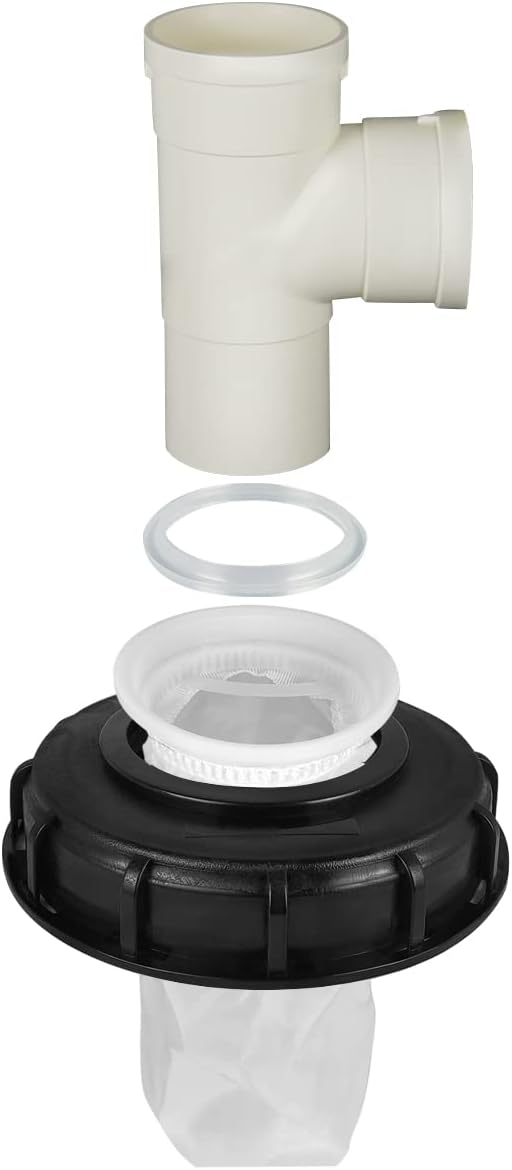 Tapa para contenedor IBC con filtro, compatible con 2.95" PVC, tapa para tanque de agua miniatura 1
