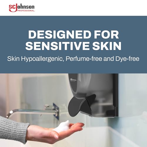 Image of SC Johnson Professional Refresh Clear Foam Soap Cartridge Refill Pack, Foaming Hand Soap, 1 Liter Cartridge Foam Soap Refill, 2 Count, for Professional Use Only