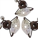 Old-Fashioned Slingshot Rock Sling Tennis Ball Thrower Shepherds Sling (3packs)