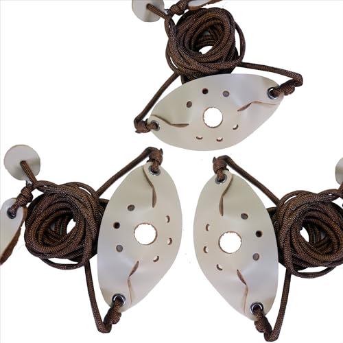 Old-Fashioned Slingshot Rock Sling Tennis Ball Thrower Shepherds Sling (3packs)