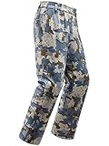 Ultra-Quiet Women's Camo Hunting Pants, Water Resistant Fleece Lined Flexible Camo Pants, Lightweigh