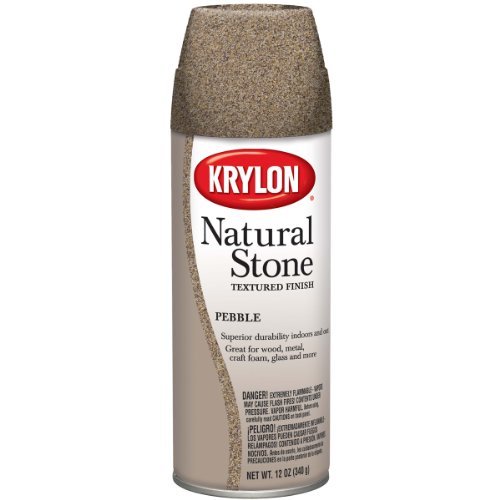 Krylon K03702000 Fine Stone Textured Finish, Pebble 12 Ounce (Pack of 1) Krylon K03702000 Fine Stone Textured Finish, Pebble 12 Ounce (Pack of 1)