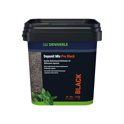 Dennerle Deponit-Mix Black 10in1-2 4 kg Multimineral-Nährboden für Aquarien von 50-70 Liter