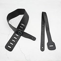 Sangle de guitare réglable en cuir synthétique pour guitare basse acoustique, électrique, mandoline, 6,5 x 160 cm Noir - Les Beatles, Paul McCartney, John Lennon, RIngo Starr, George Harrison Sangle de guitare réglable en cuir synthétique pour guitare basse acoustique, électrique, mandoline, 6,5 x 160 cm Noir – Image 7
