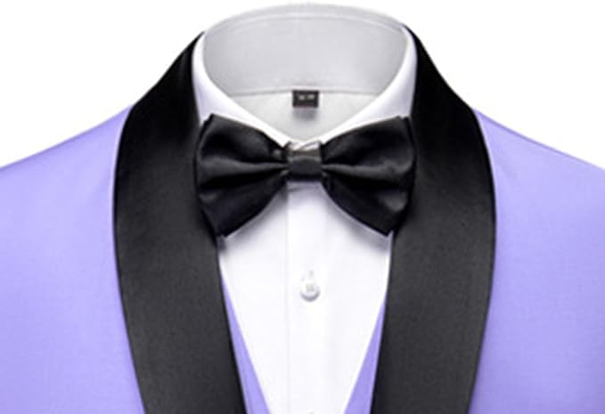 Men's 3 Piece Slim Fit Wedding Suits Solid Color Shawl Lapel Groom Tuxedo Sets Party Dinner Prom Dress Blazer2