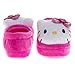Josmo Sanrio Hello Kitty Slippers for Girls - Kitty White Indoor Cute Kids House Sandals Fuzzy Cat Slipper - 3D Plush Pink (size 7-8 Toddler)