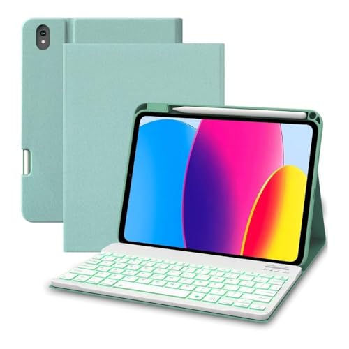 Clavier rétroéclairé et étui pour iPad Air 5 et 4 10.9 pouces