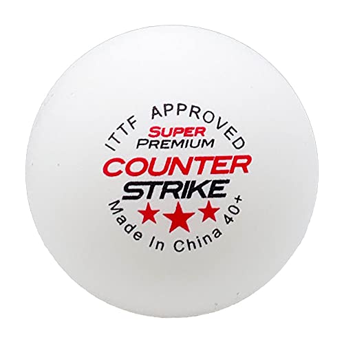Super Premium 40+ Table Tennis Balls (6 Pack) | ITTF Approved Table Tennis Balls | Ping Pong Balls | 3 Star Ping Pong Balls | 3 Star Table Tennis Balls | Professional Table Tennis Balls
