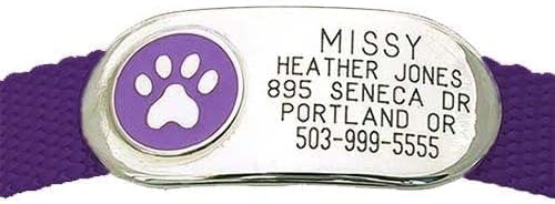 Miniatura 12 de Gafete para collar con joya, para gatos y perros, duradero, silencioso y a prueba de mordidas, de LuckyPet