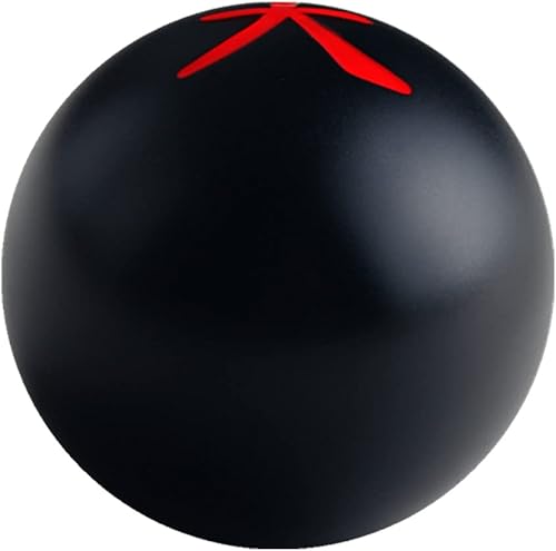 Miniatura 2 de DEWHEL Esfera con incrustaciones negrasrojas, 4, 5, 6 velocidades, cielo japonés, Dios, palanca de cambios manual, 7.05 oz de aluminio ponderado