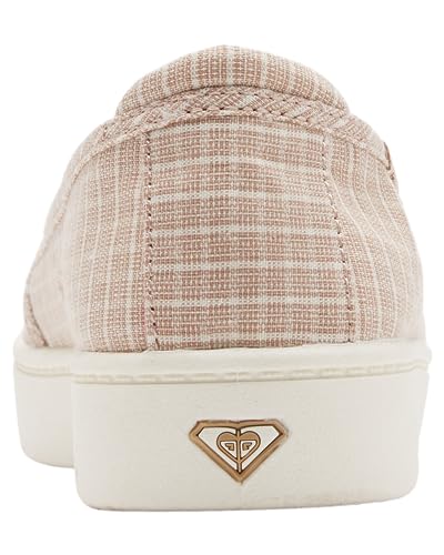 Roxy Women's Minnow Faux Fur Slip on Sneaker Shoe2