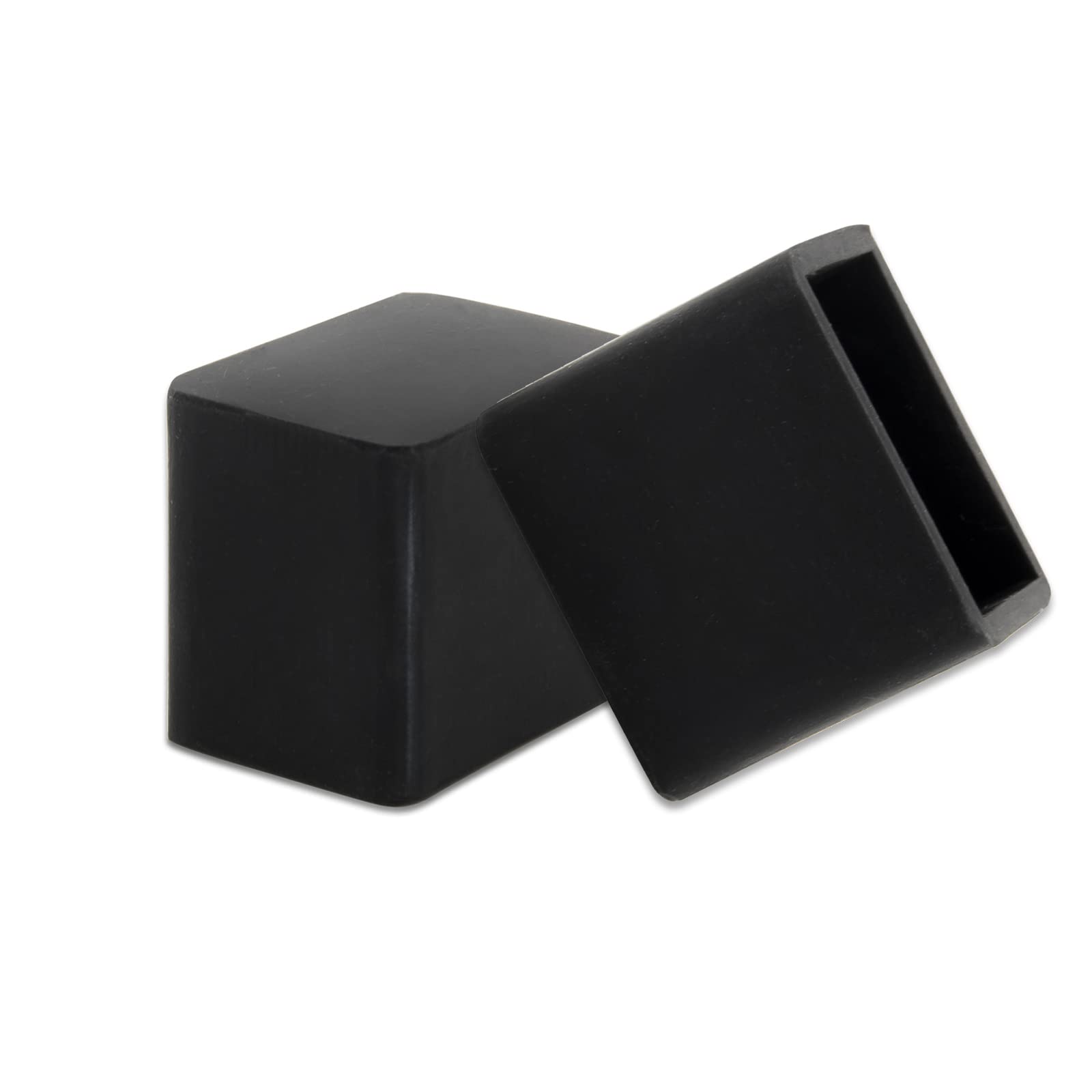 Flyshop 12PCS Chair Leg Tips Caps Black Durable Anti-slip Silicone Chair Leg Floor Protectors Rectangle Shaped Furniture Table Foot Covers 13/16" x 1-3/16" (20 x 30 mm) - Image 3
