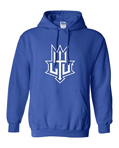 CreateMyTee LTU Lawrence Tech Logo One Color Unisex Hooded Sweatshirt - LTU Blue Devils Apparel