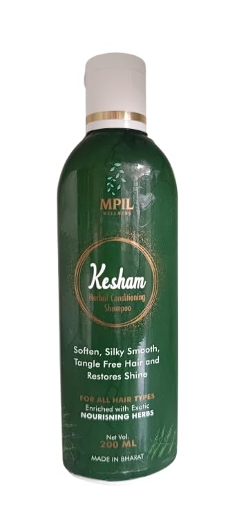 Herbal Conditioning Shampoo (200ml, Pack of 2) | Enriched with Natural Extracts for Soft, Smooth & Healthy Hair | Gently Cleanses & Nourishes Scalp | Suitable for All Hair Types