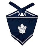 Pets First NHL Toronto Maple Leafs TIE Bandana, Size Small/Medium. Dog Bandana Scarf Bib for Pet Cat Dog. The Ultimate Game-Day, Party Bandana