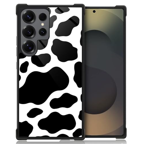Goodsprout Compatible with Samsung Galaxy S25 Ultra Case,Amazing Pattern Design Shockproof Anti-Scratch Hard PC Back Case for Samsung Galaxy S25 Ultra Fantasy Cow Skin
