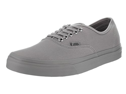 Vans Unisex Authentic Primary Mono Skate Shoes Frost Grey, Mens 6.5 Womens 8