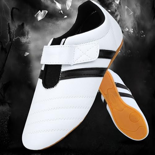 Taekwondo Schuhe Männer Frauen Kinder Kampfkunst Karate Kung Fu Tai Chi komfortable leichte Training Sportschuhe 34 (34)
