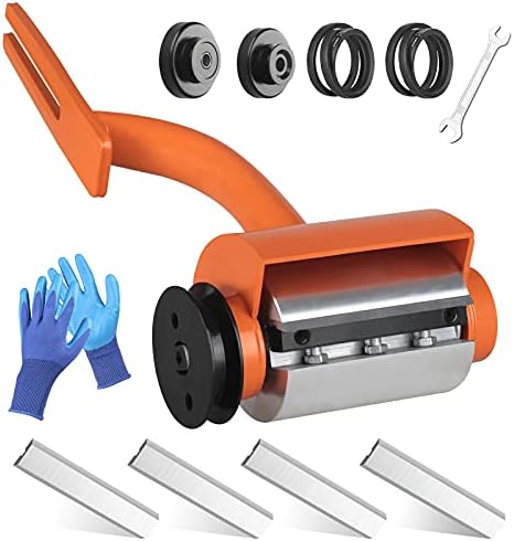 HOTYELL Log Peeler, Log Debarker Designed for Husqvarna and STIHL as Chainsaw Attachment, Efficient Wood Debarking Tool for Timber Processing, Work Gloves Included
