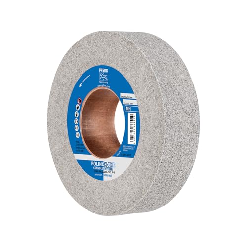POLINOX Gewickeltes Vlies-Rad PNK Ø 200x50 mm Bohrung-Ø 762 mm Mittelhart A Grob für Finish