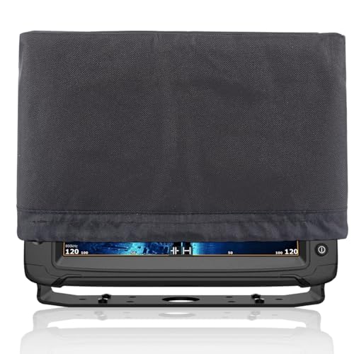 Fishfinder Cover,Depth Finder Oxford Fabric Waterproof Protection Accessories,for Hummingbird Lowrance Models,Protects Your Screen and Device from Sun Adverse Weather Damage Fishing (600D/9in)