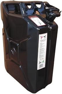 AXL's Trunk UN certified Fuel Steel Jerry Can for Petrol/diesel/kerosene Storage (20 Litres) (Black) Price In India
