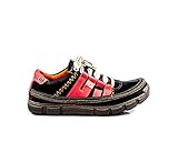  TMA 9958 Herren Halbschuh Schnürschuhe Echt Leder schwarz alle Größen 41-46 EUR 42