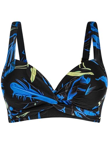 Haut de bikini push-up Ocean Blues sans armature à détail torsadé