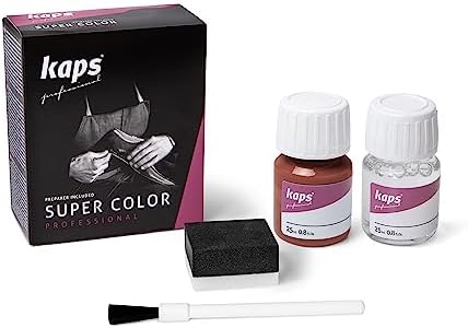 Kaps Super Color z Podkładem - Farba do Butów ze Skóry Naturalnej, Syntetycznej i Tekstyliów, 70 kolorów