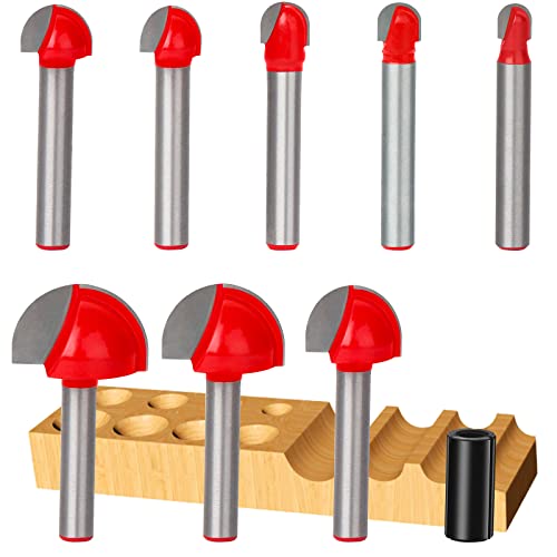 jeonan 9pcs Core Box Router Bit Set