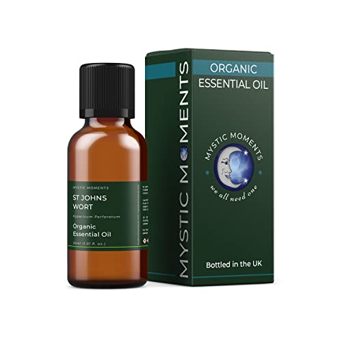 Huile essentielle de millepertuis bio Mystic Moments 30ml pour diffuseur et massage