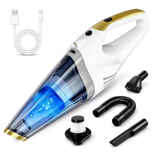 Image of HandHeld Vacuum Cleaner, 15000Pa Portable Car Hoovers Cordless Powerful