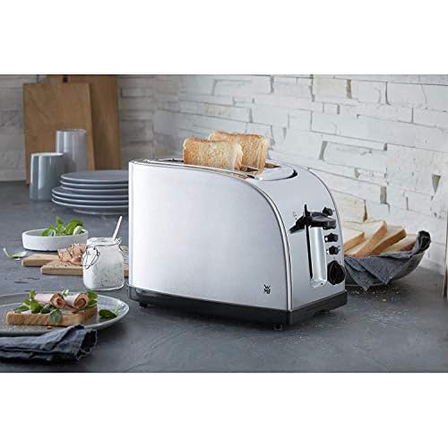 WMF Stelio Toaster 2 Scheiben Edelstahl, Doppelschlitz