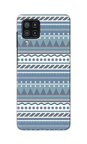Image of Printed Hard Back Cover Case for Samsung Galaxy F22 4G | Samsung Galaxy M22 4G Back Cover (Seamless Geometric Tribal Pattern) -1803
