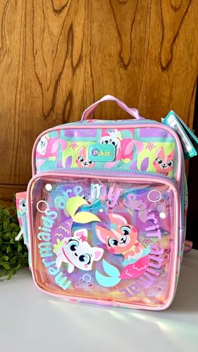 PUKET - Lancheira Térmica Infantil Puket Pet Sereia Verde água