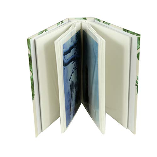 Wlc Photo Album 4X6 Inch,100 Pockets Picture,Green Leaves Natural Style Tree,Green #TOP3