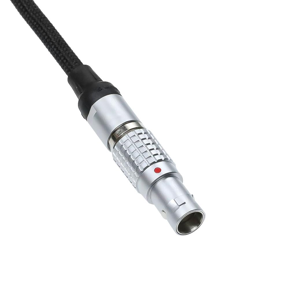 Alvin's Cables Cavo di alimentazione a carico rapido intrecciato da USB-C TYPE-C a 2 pin per Tilta | Teradek | SmallHD | Z-CAM | PIXIS BLACKMAGIC 60CM | 24 pollici, nero