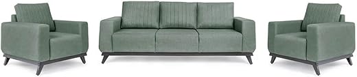 Wakefit Sofa Set | 3 Year Warranty | Sofa 5 Seater, 5 Seater Sofa for Living Room, Wooden Sofa Set, Sofa Set 3+1+1 Seater...