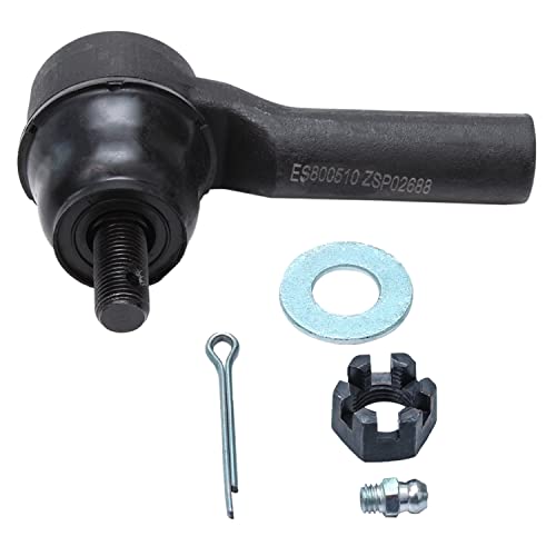Detroit Axle - Pair (2) Front Outer Tie Rod Ends Driver And Passenger Side Replacement For 2007-2011 Honda Cr-V (Japan Built Models) - 2Pc Set #TOP3
