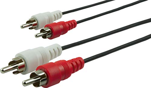 Ge Stereo Audio Cable, 6Ft. Rca Style Plugs 2-Male To 2-Male, For Tv, Vcr, Dvd, Satellite, And Home Theater Receivers, 33571 #TOP1