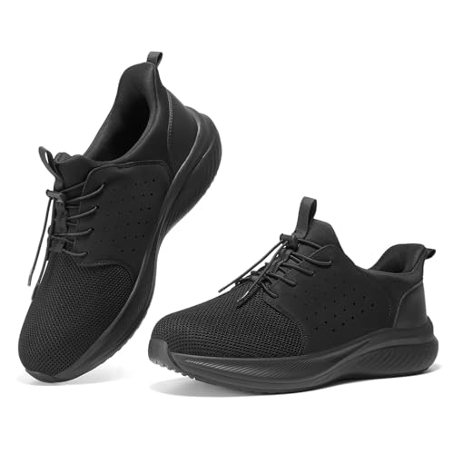 Image of HEEZ Mens Slip On Fashion Sneakers Walking Shoes for Men Comfortable Breathable Casual Running Shoes