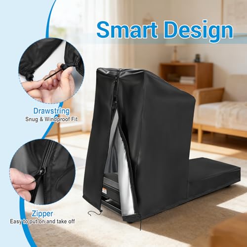 Housse de tapis de course non pliable imperméable Onlyme avec cordon de serrage