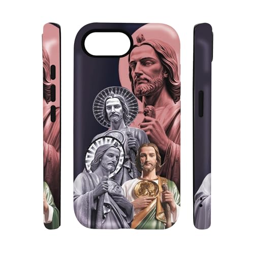 qizjio San Judas Phone Case Shockproof Protective Mexico Guadalupe Phone Case for iPhone 16E