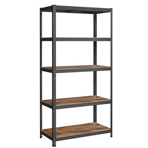 SONGMICS Étagère de Rangement à 5 Niveaux, 60 x 120