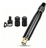 New Jet Nozzle Power Washer for Garden Hose, Garden Hose Nozzle High Pressure Powerful Cleaning Spray Evenly, High Pressure Hose Nozzle for Car Washing (A) (C)