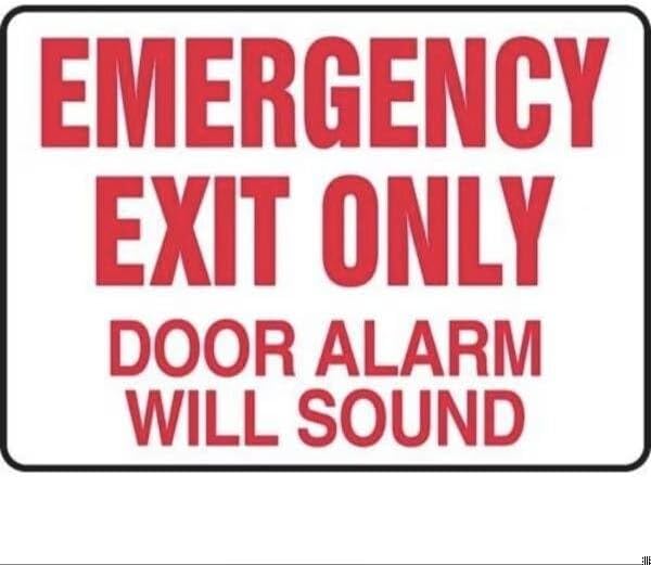 Exit Sign, Accu-Shield, 14 in W, 10 in H, Mfr: SHMEXT932XP-A