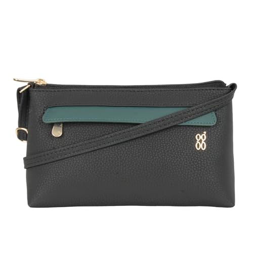 Baggit Women Black Satchel Sling Bag Xs Size | Ladies Stylish Casual Cross Body Purse Handbag (B0CZRW3ZGJ) Amazon Price History, Amazon Price Tracker